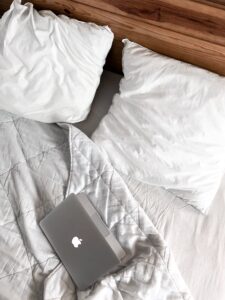 Computer on Bed